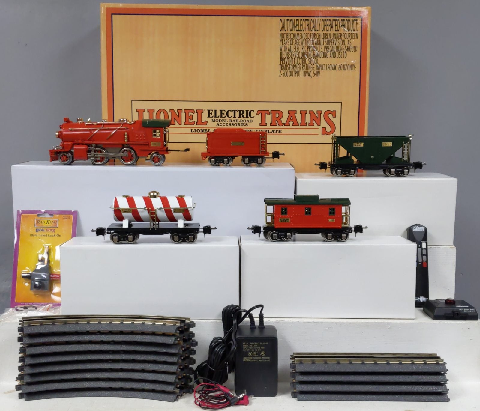 MTH 11-5509-1 O Gauge Christmas 269E Distant Control Steam Freight Set w/PS3 LN/Box