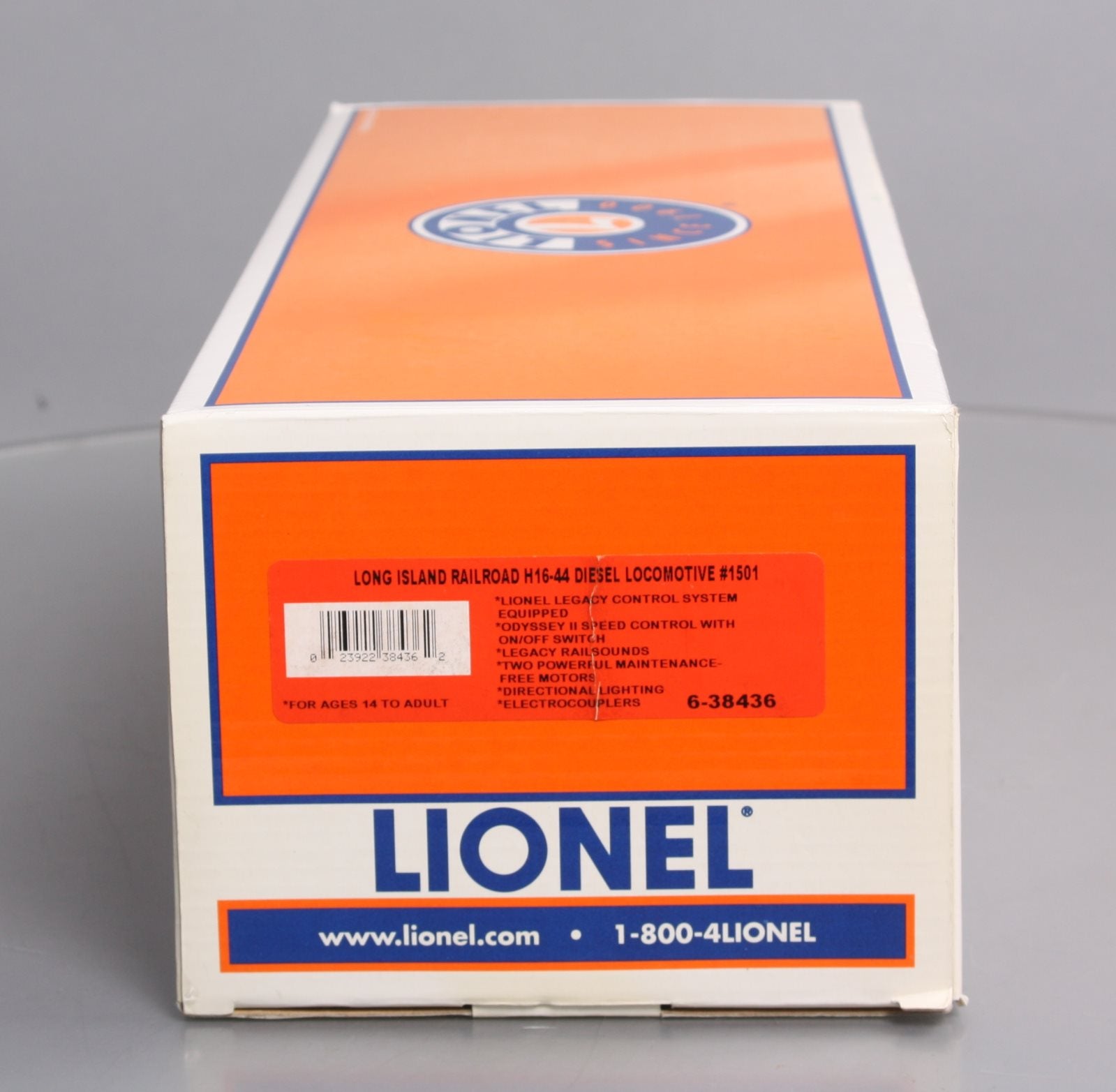 Lionel 6-38436 O Gauge Legacy Long Island Railroad H16-44 Diesel Loco#1501