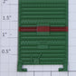 Lionel 17210-14 Green and Red Stripe Boxcar Door with Guides