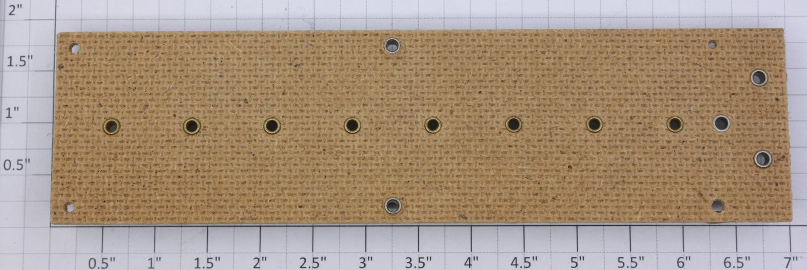 Acme 416X 8-Position Fahnestock Nickel Wire Terminal Panel