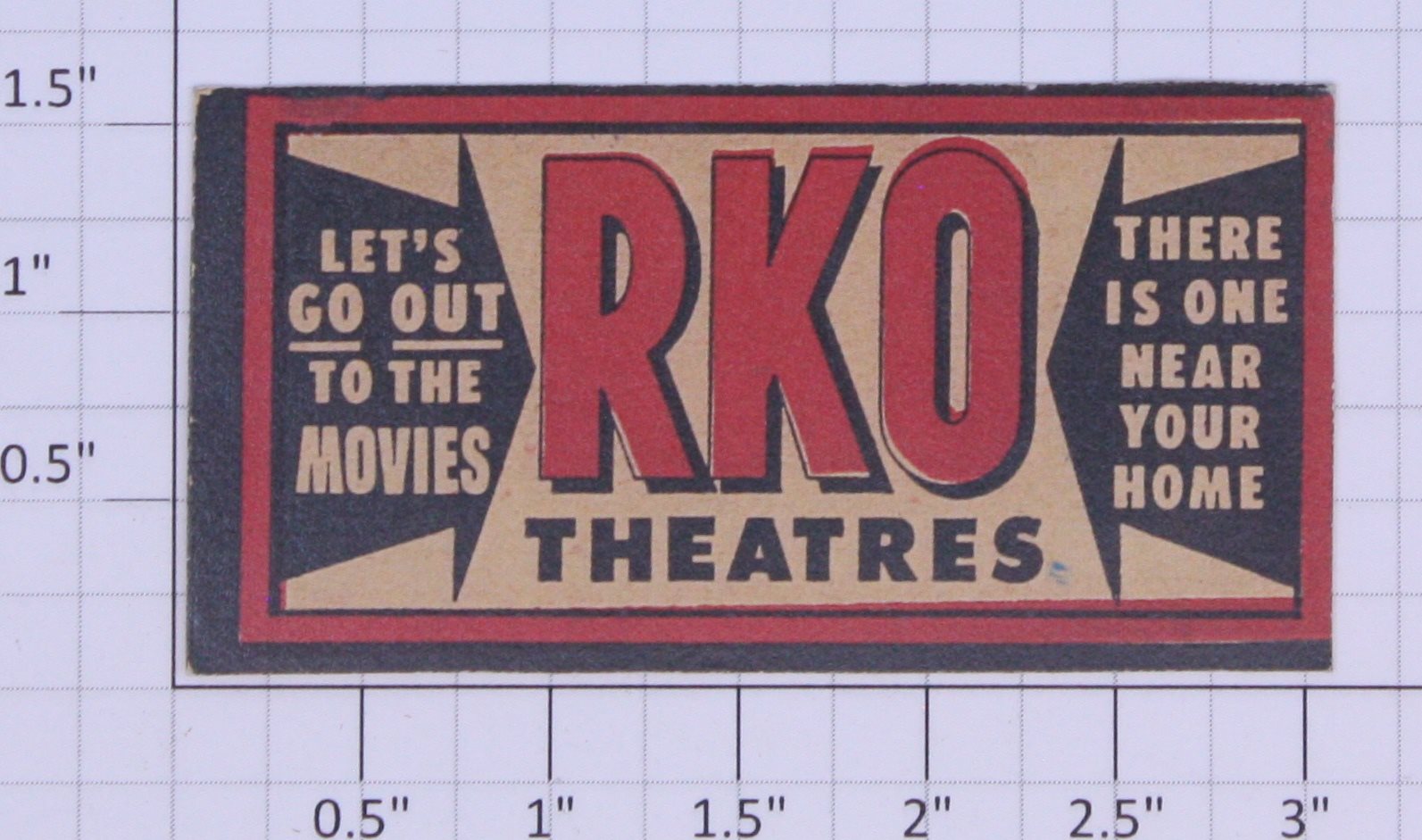 American Flyer FL0232 RKO Theaters Sign - Horizontal