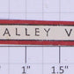 American Flyer FL0241 "Valley View" Flyerville Station Red/Black Border Sign