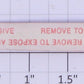American Flyer FL0241 "Valley View" Flyerville Station Red/Black Border Sign