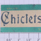 American Flyer FL0226  Green "Adams Chiclets" Sign