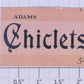 American Flyer FL0228 Yellow "Adams Chiclets" Sign