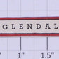 American Flyer FL0236 Flyerville "Glendale" Red/Black Border Sign