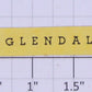 American Flyer FL0236Y Flyerville "Glendale" Yellow Sign