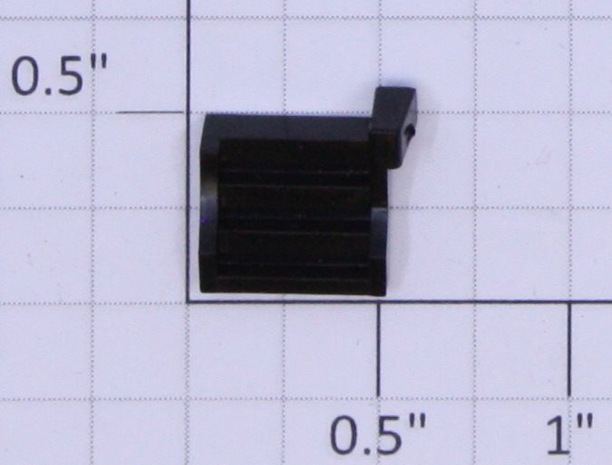 American Flyer 105-L Left Black Plastic Heavyweight Passenger Car Step