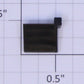 American Flyer 105-R Right Black Plastic Heavyweight Passenger Car Step