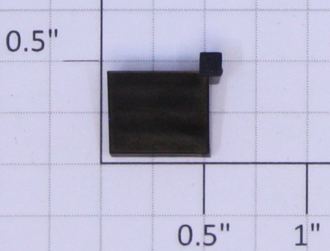 American Flyer 105-R Right Black Plastic Heavyweight Passenger Car Step