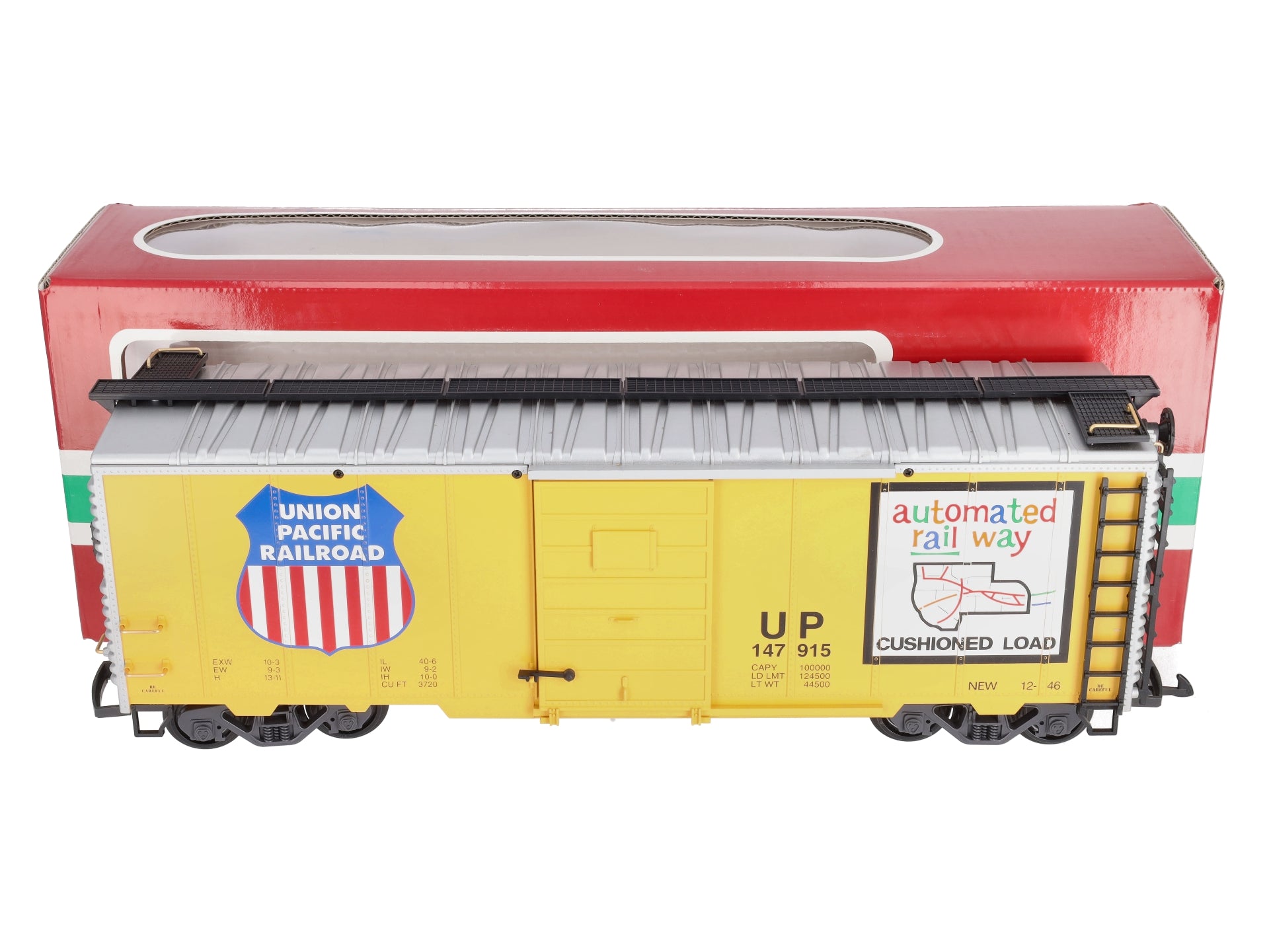 LGB 47915 G Union Pacific Boxcar #147915 LN/Box