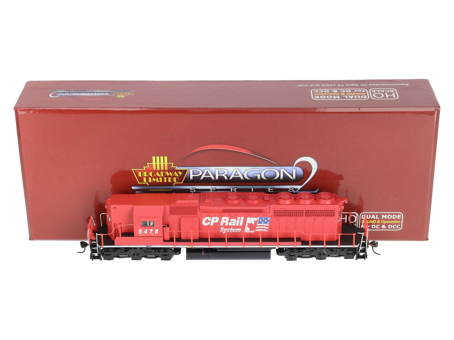 Broadway Limited 1242 HO CP Diesel EMD SD40-2 High Hood #5478 w/ DCC & Sound