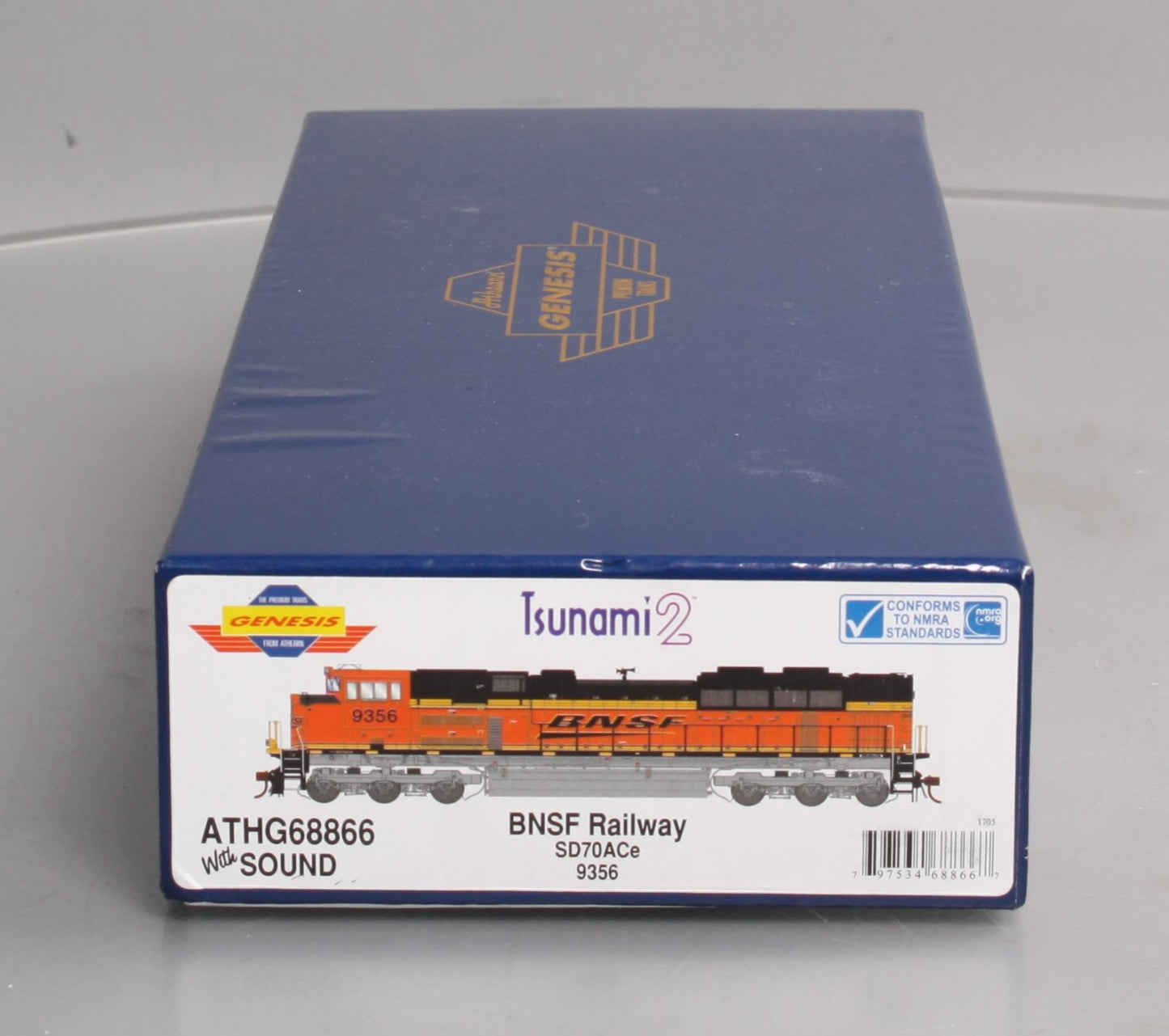 Athearn G68866 HO BNSF SD70ACe Diesel Locomotive with DCC & Sound #9356