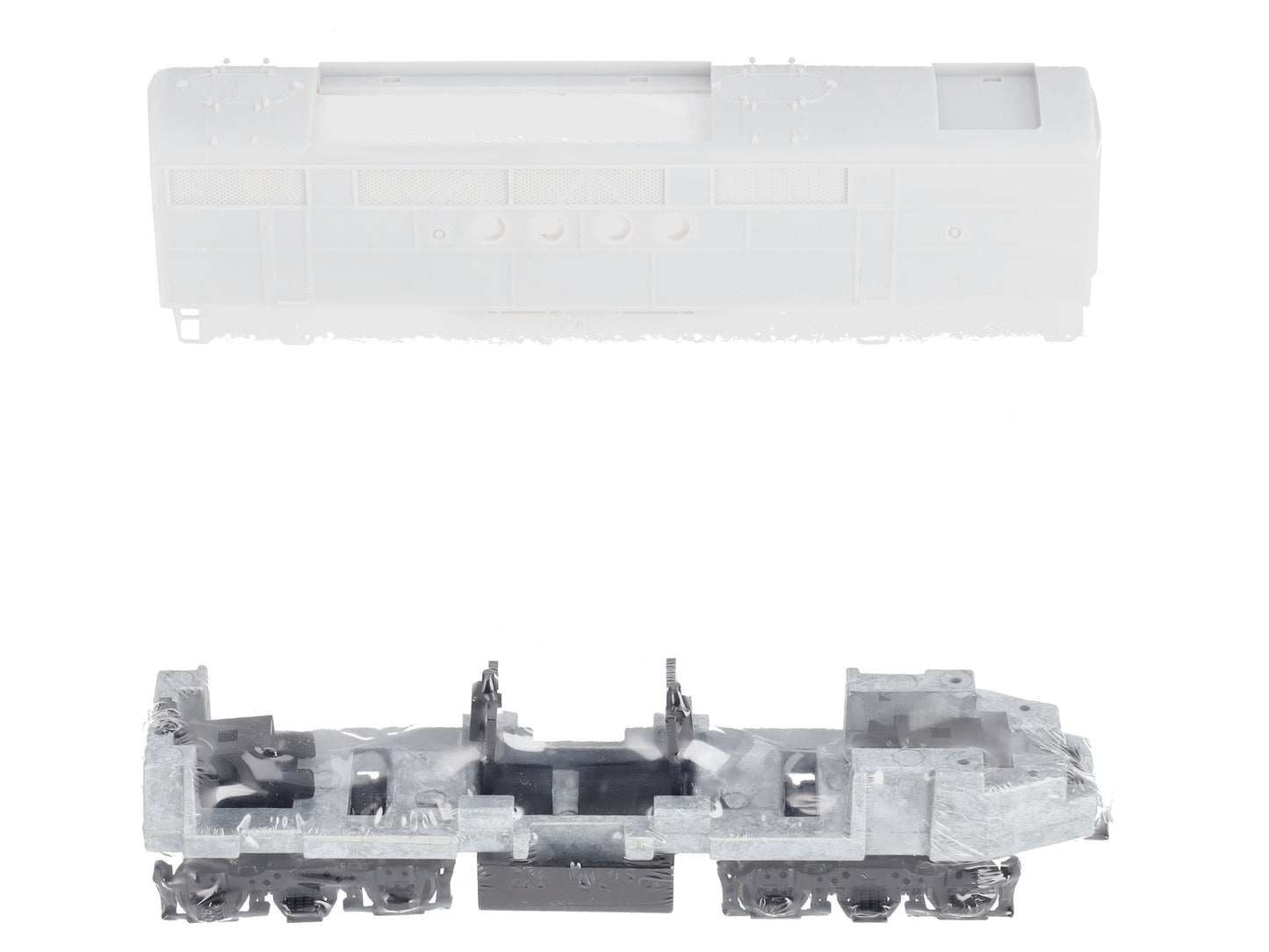 Stewart 5005 HO Undecorated Diesel EMC FTB Dummy With Fifth Porthole  LN/Box
