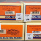 Lionel O Gauge Assorted Freight Cars [4] EX/Box