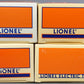 Lionel O Gauge Assorted Freight Cars [4] EX/Box