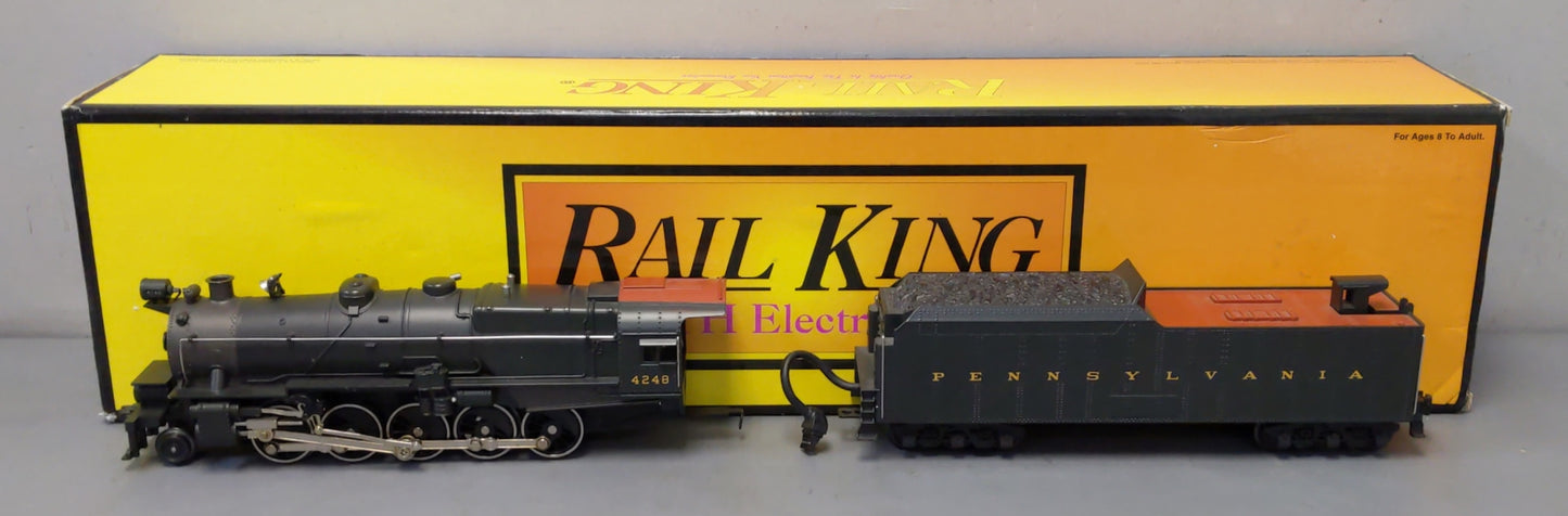 MTH 30-1176-1 O Pennsylvania 2-10-0 Decapod Steam Locomotive w/PS2 #4248 EX/Box