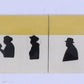 American Flyer PA-13A206-7R Right Yellow Tinted Silhouette #952 Passenger Car