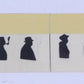American Flyer PA-13A206-7R Right Yellow Tinted Silhouette #952 Passenger Car