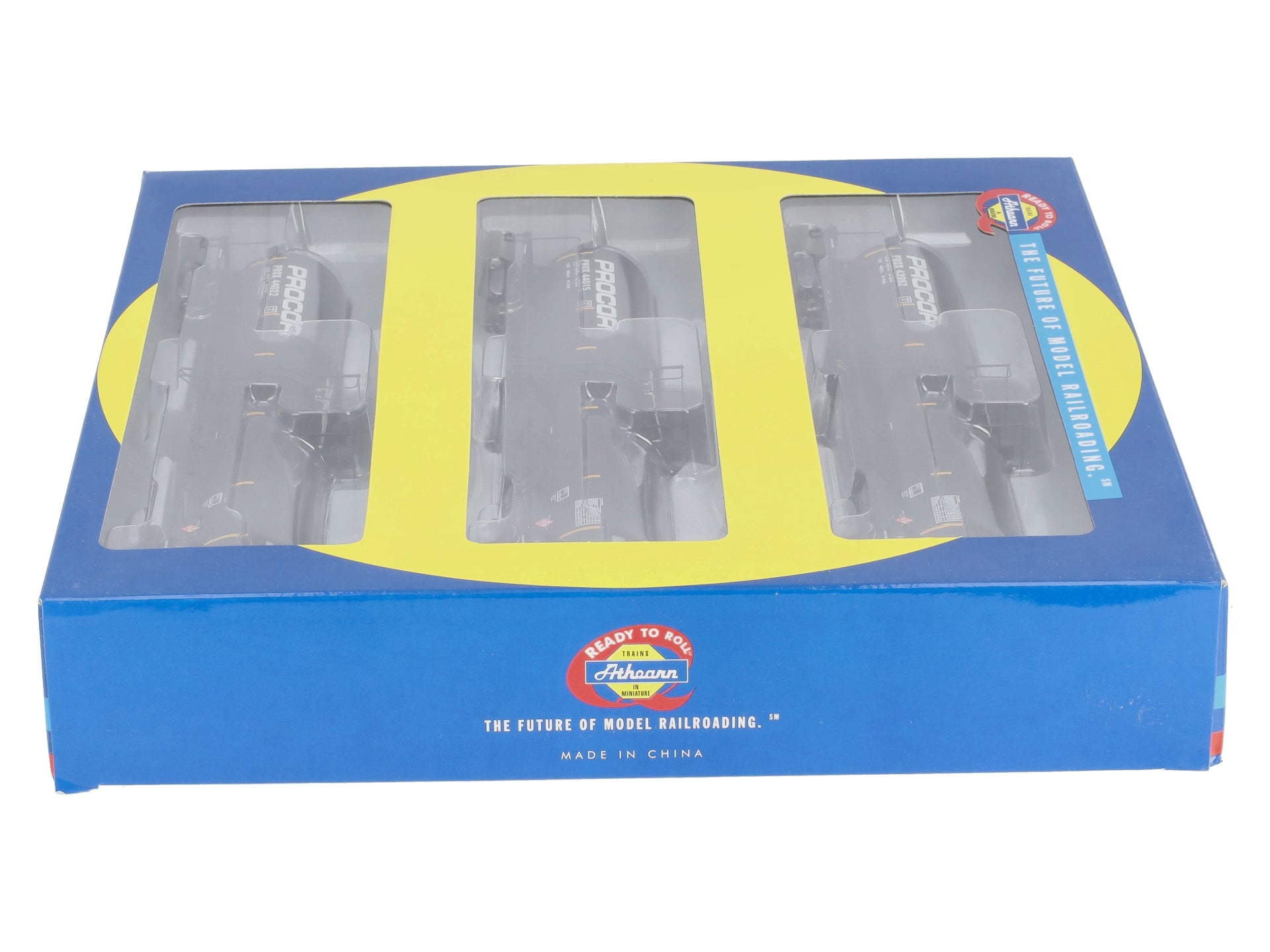 Athearn 97608 HO Procor 30,000-Gallon Ethanol Tank Car Pack of 3