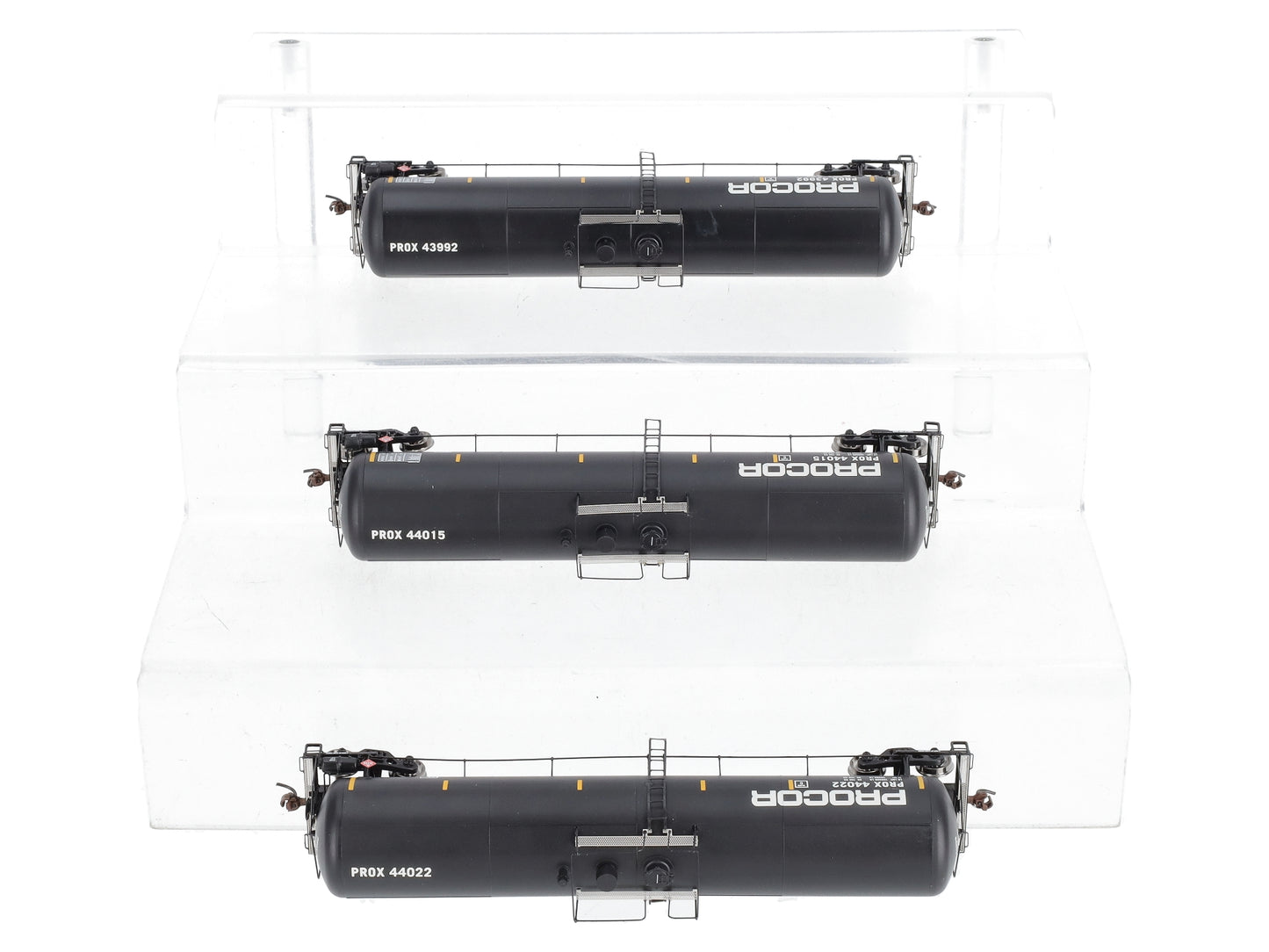 Athearn 97608 HO Procor 30,000-Gallon Ethanol Tank Car Pack of 3
