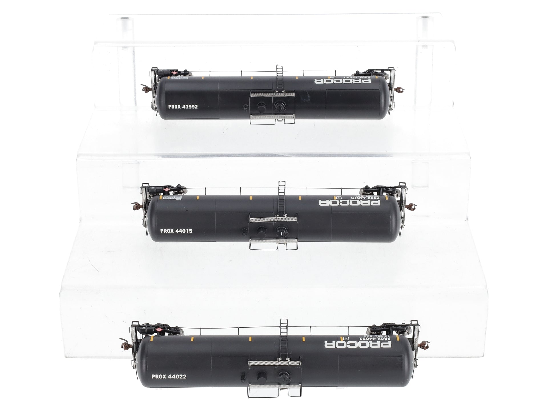 Athearn 97608 HO Procor 30,000-Gallon Ethanol Tank Car Pack of 3