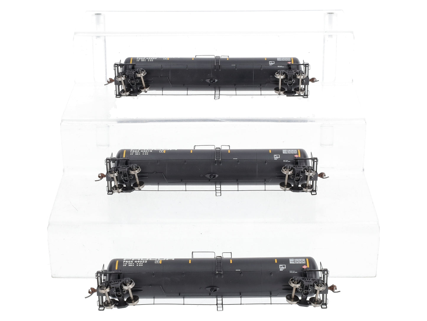 Athearn 97608 HO Procor 30,000-Gallon Ethanol Tank Car Pack of 3