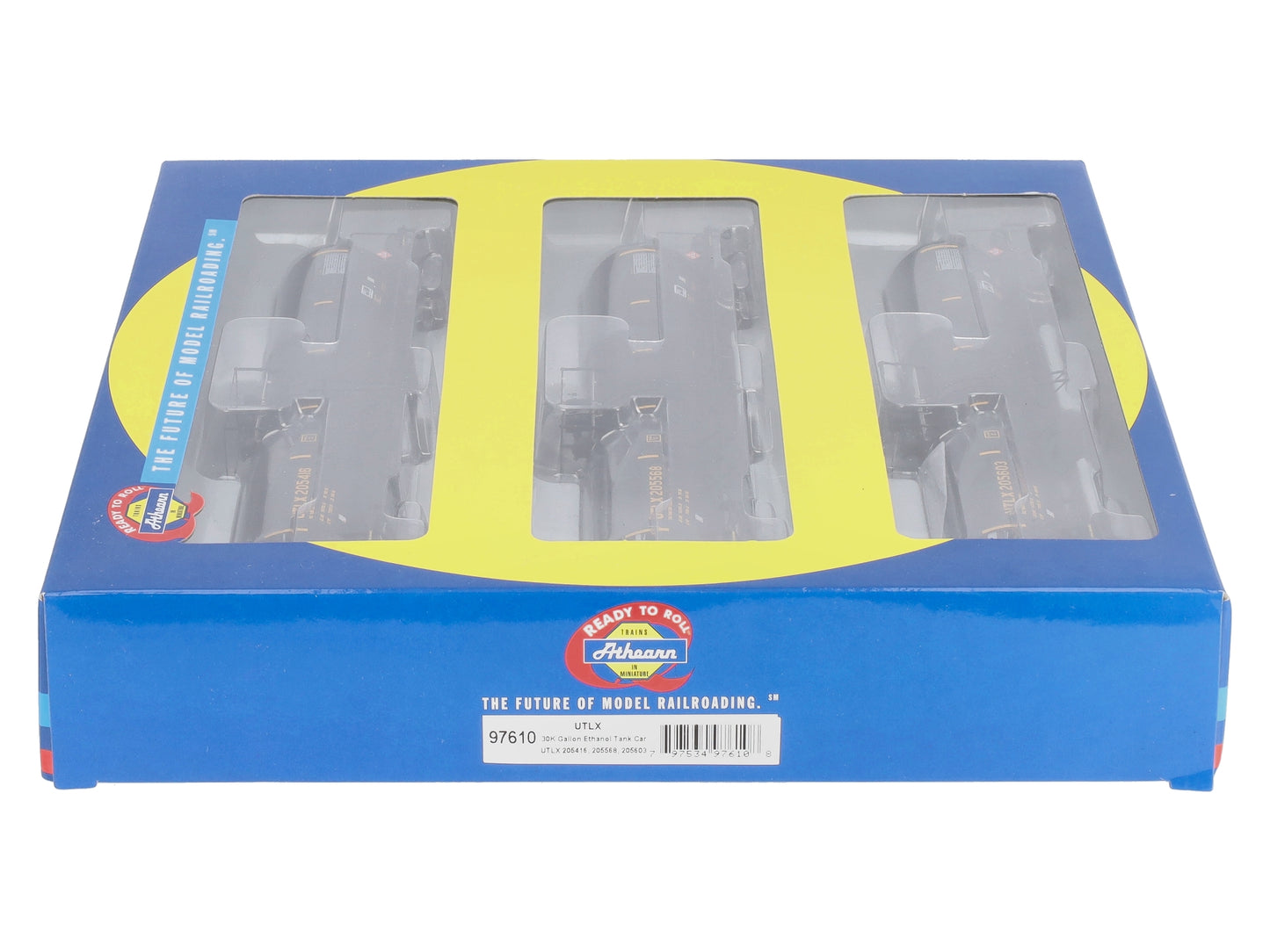 Athearn 97610 HO Scale UTLX 30,000-Gallon Ethanol Tank Car Pack of 3 LN/Box