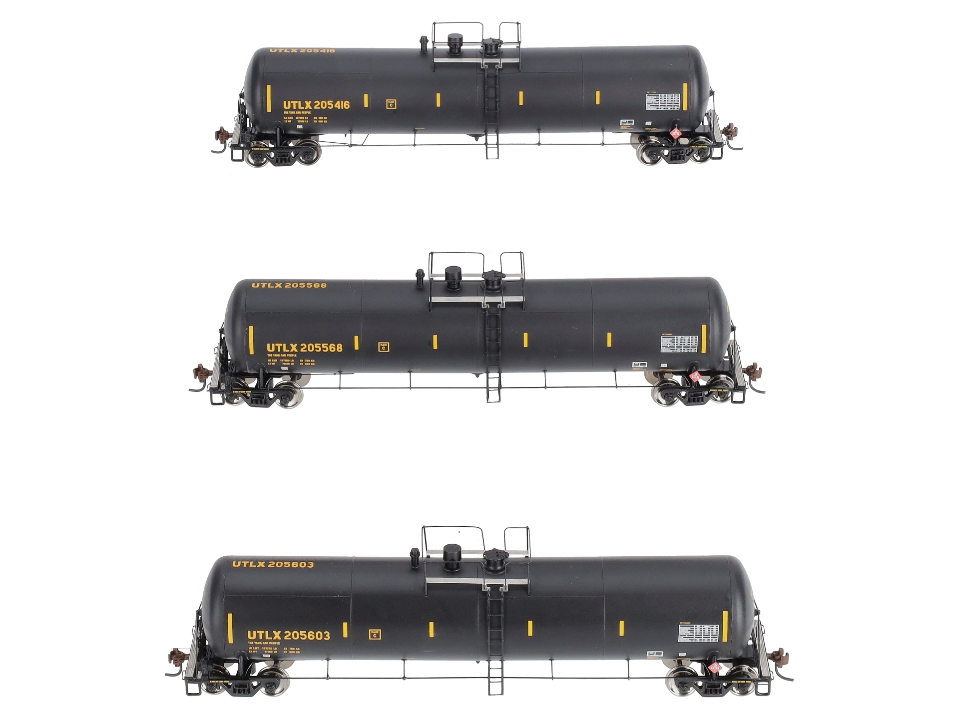 Athearn 97610 HO Scale UTLX 30,000-Gallon Ethanol Tank Car Pack of 3 LN/Box