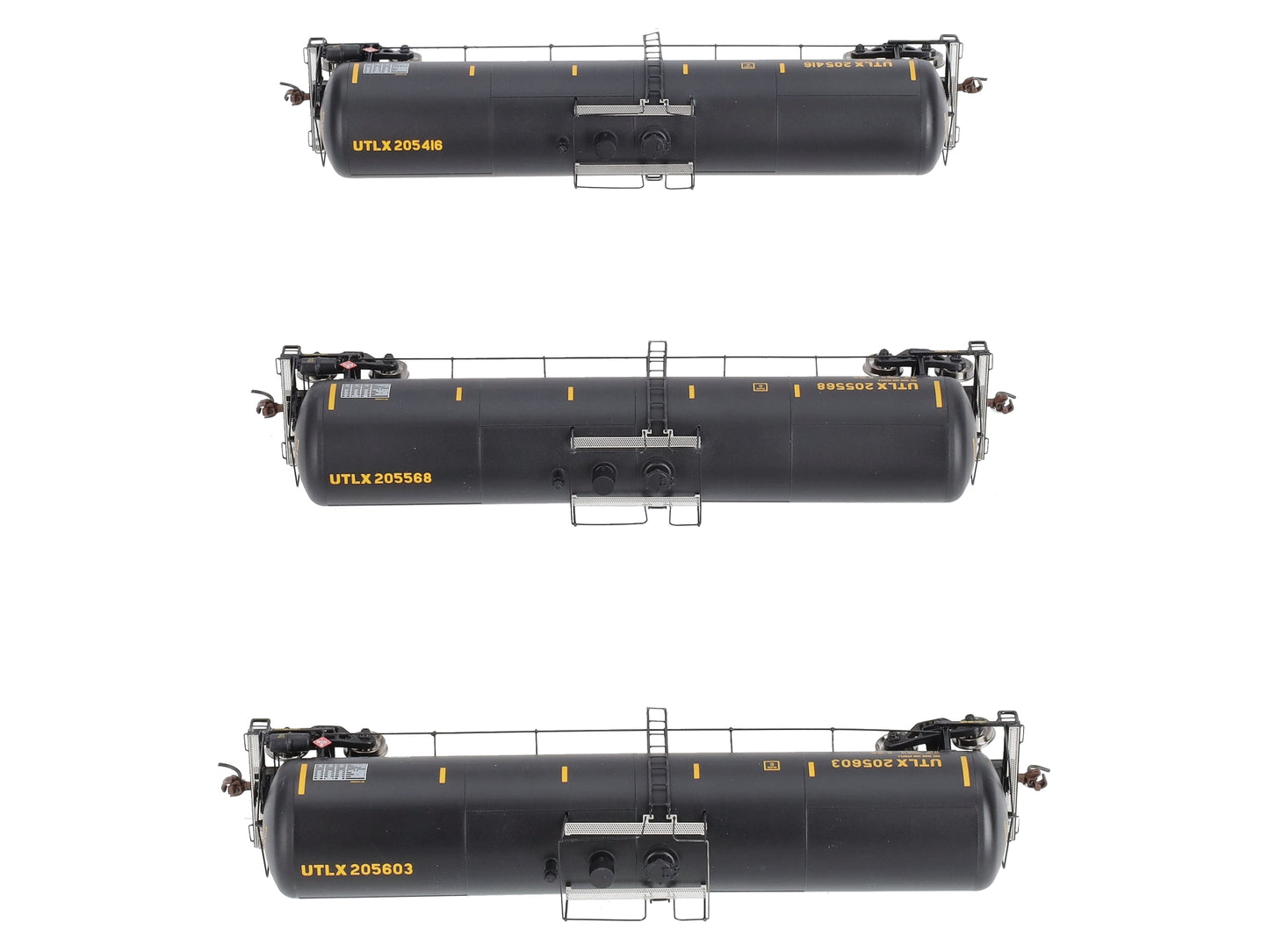 Athearn 97610 HO Scale UTLX 30,000-Gallon Ethanol Tank Car Pack of 3 LN/Box