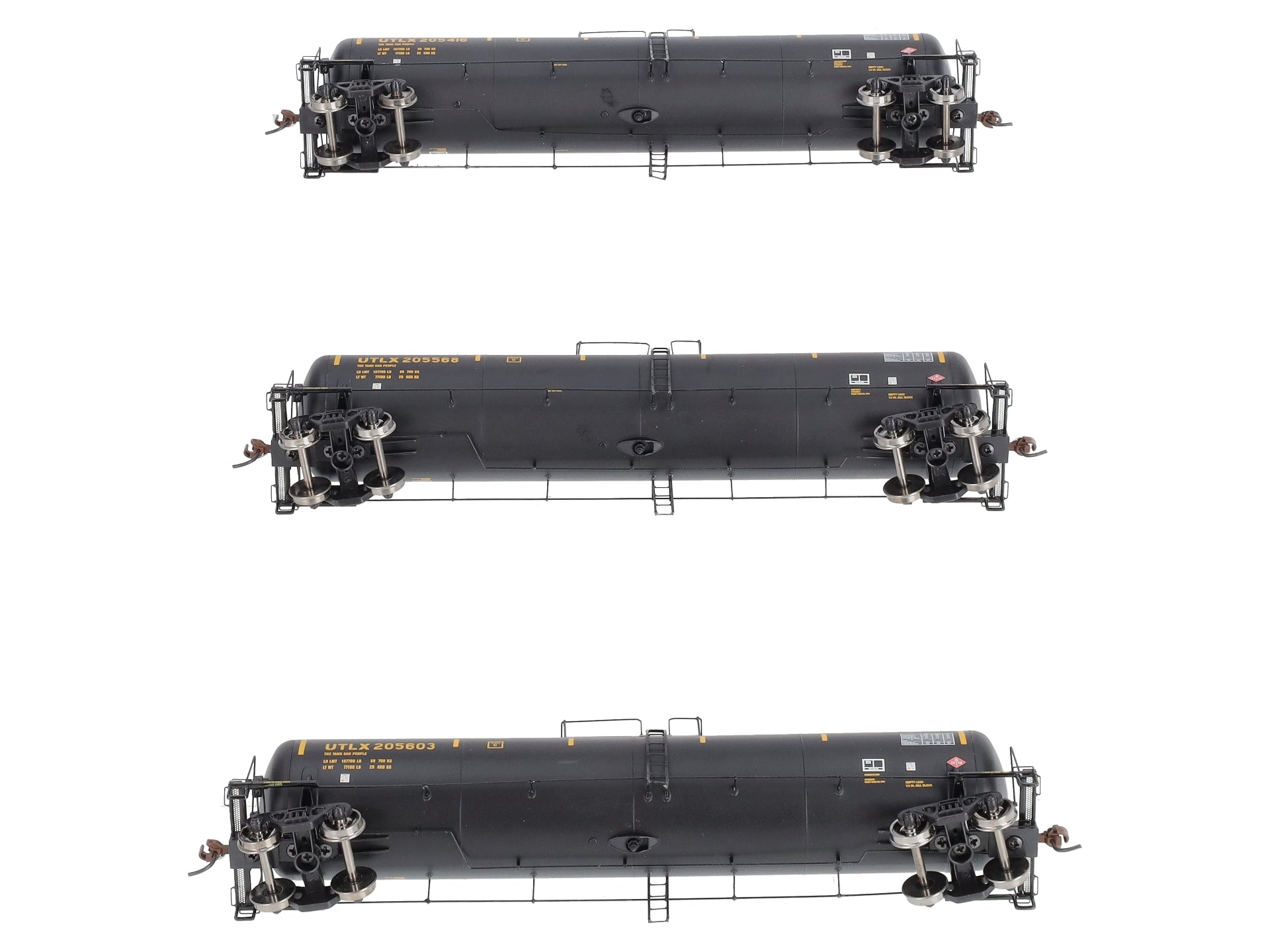 Athearn 97610 HO Scale UTLX 30,000-Gallon Ethanol Tank Car Pack of 3 LN/Box