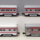 Williams 43098 O Santa Fe 60 Ft. Streamline Passenger 4-Car Set
