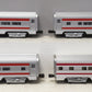 Williams 43098 O Santa Fe 60 Ft. Streamline Passenger 4-Car Set