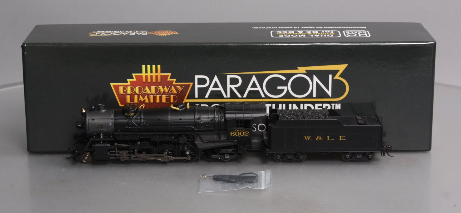 Broadway Limited 5557 HO Wheeling & Lake Erie P3 2-8-2 Mikado with Sound #6002