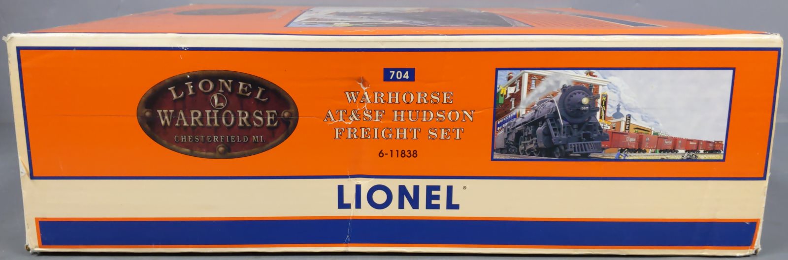 Lionel 6-11838 O Gauge AT&SF Warhorse Hudson Steam Freight Train Set MT/Box