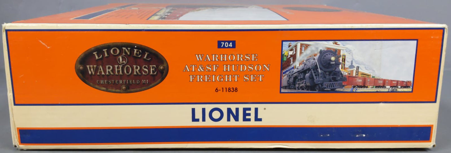 Lionel 6-11838 O Gauge AT&SF Warhorse Hudson Steam Freight Train Set MT/Box