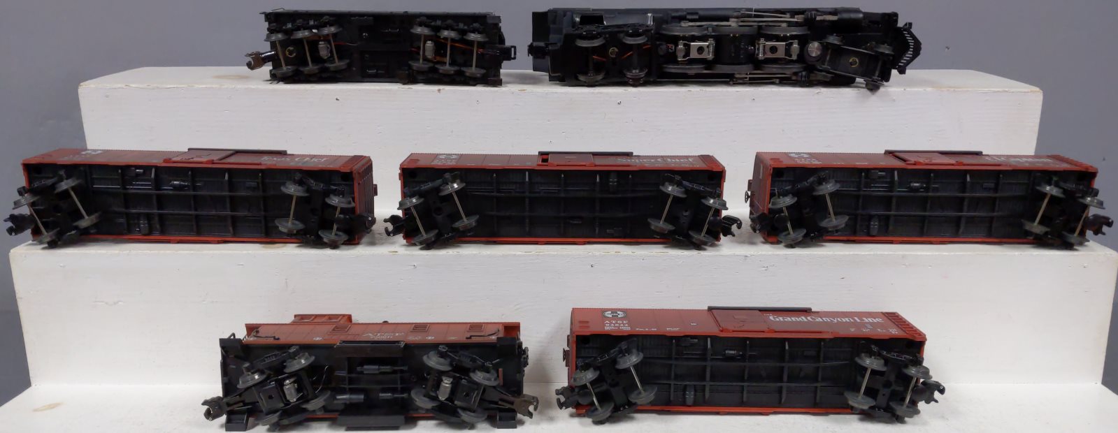 Lionel 6-11838 O Gauge AT&SF Warhorse Hudson Steam Freight Train Set MT/Box