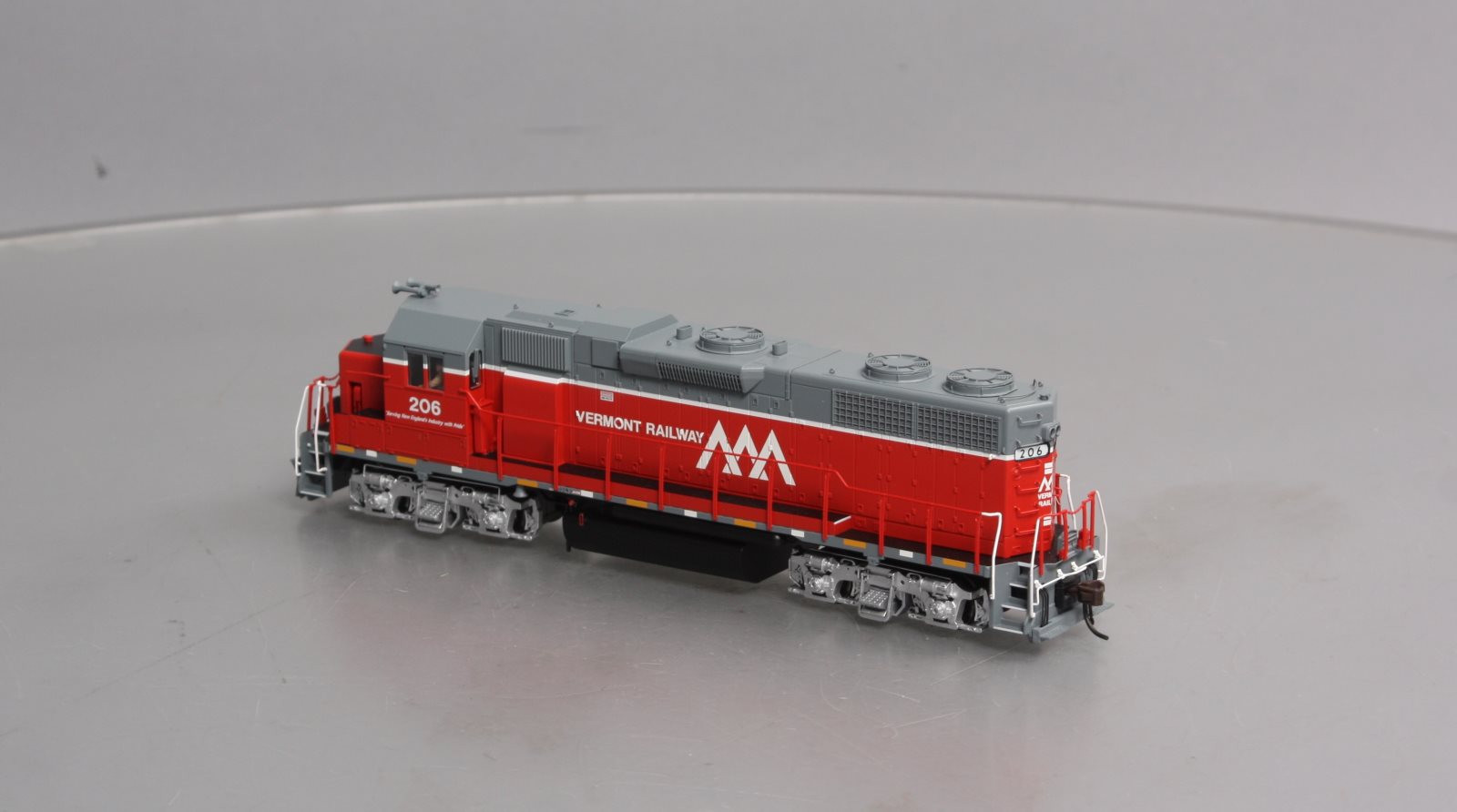Atlas 10001731 HO Vermont EMD GP38 Low Nose Diesel Locomotive Sound/DCC #206