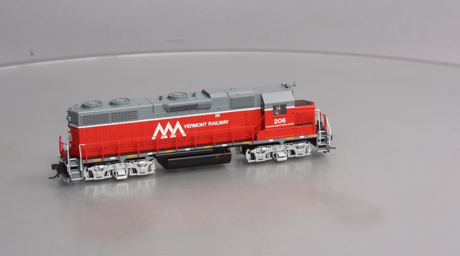 Atlas 10001731 HO Vermont EMD GP38 Low Nose Diesel Locomotive Sound/DCC #206