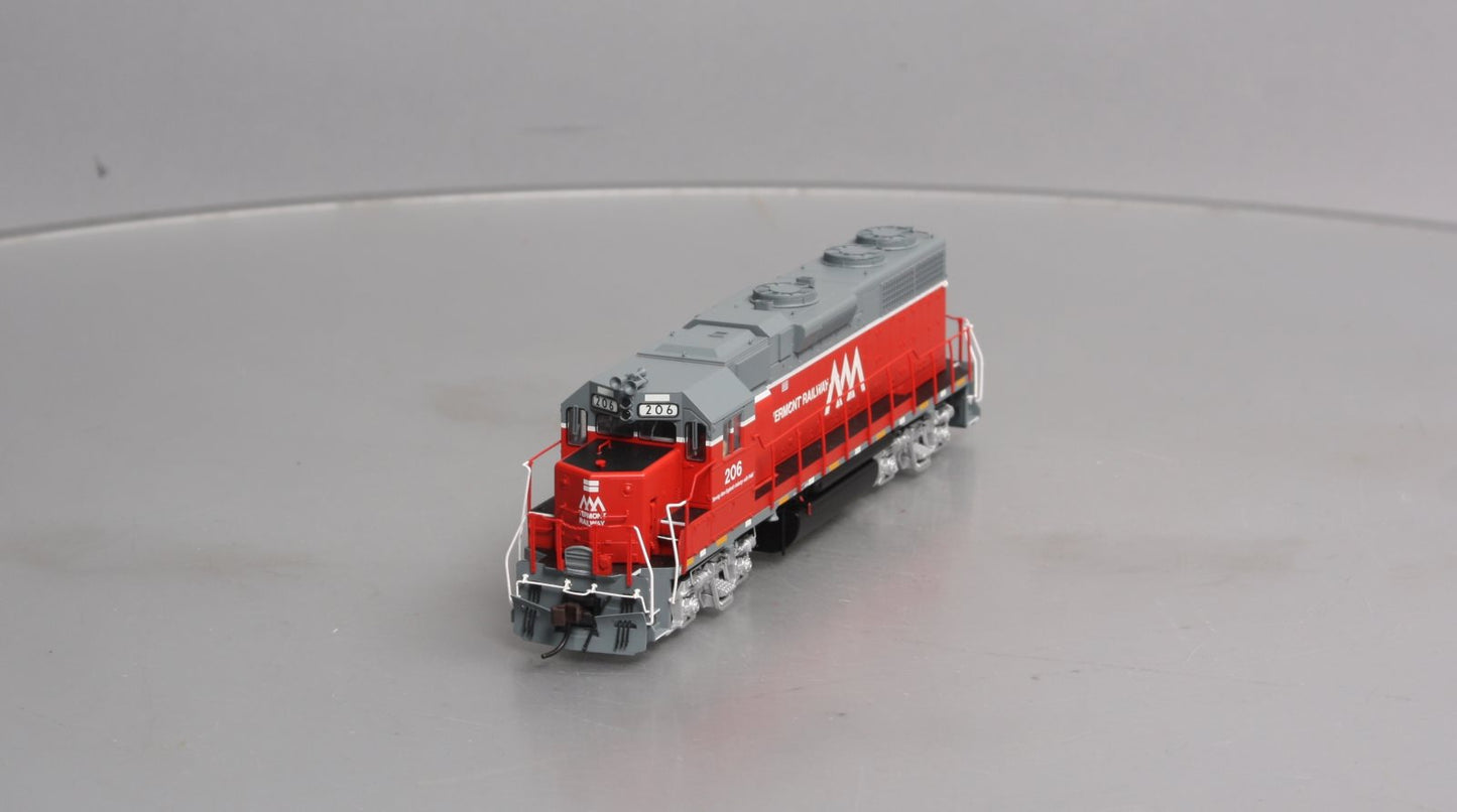 Atlas 10001731 HO Vermont EMD GP38 Low Nose Diesel Locomotive Sound/DCC #206