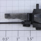 Bachmann 29198X2 G Scale Knuckle Coupler, Bracket, & Centering Spring