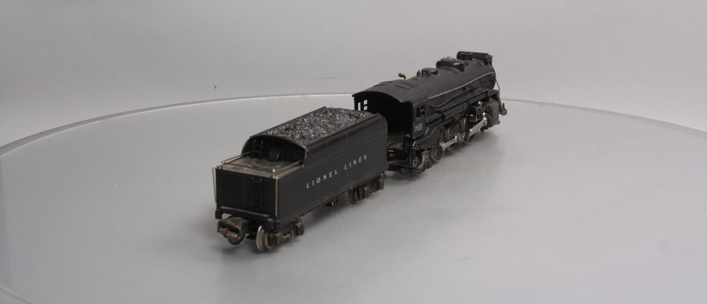 Lionel 225E Vintage O 2-6-2 Die-Cast Steam Locomotive w/ 2235W Tender VG