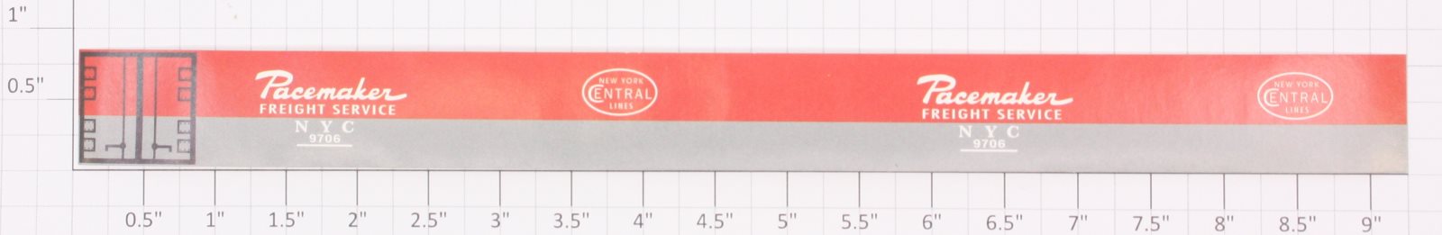American Flyer 24550-5 Red/Gray 