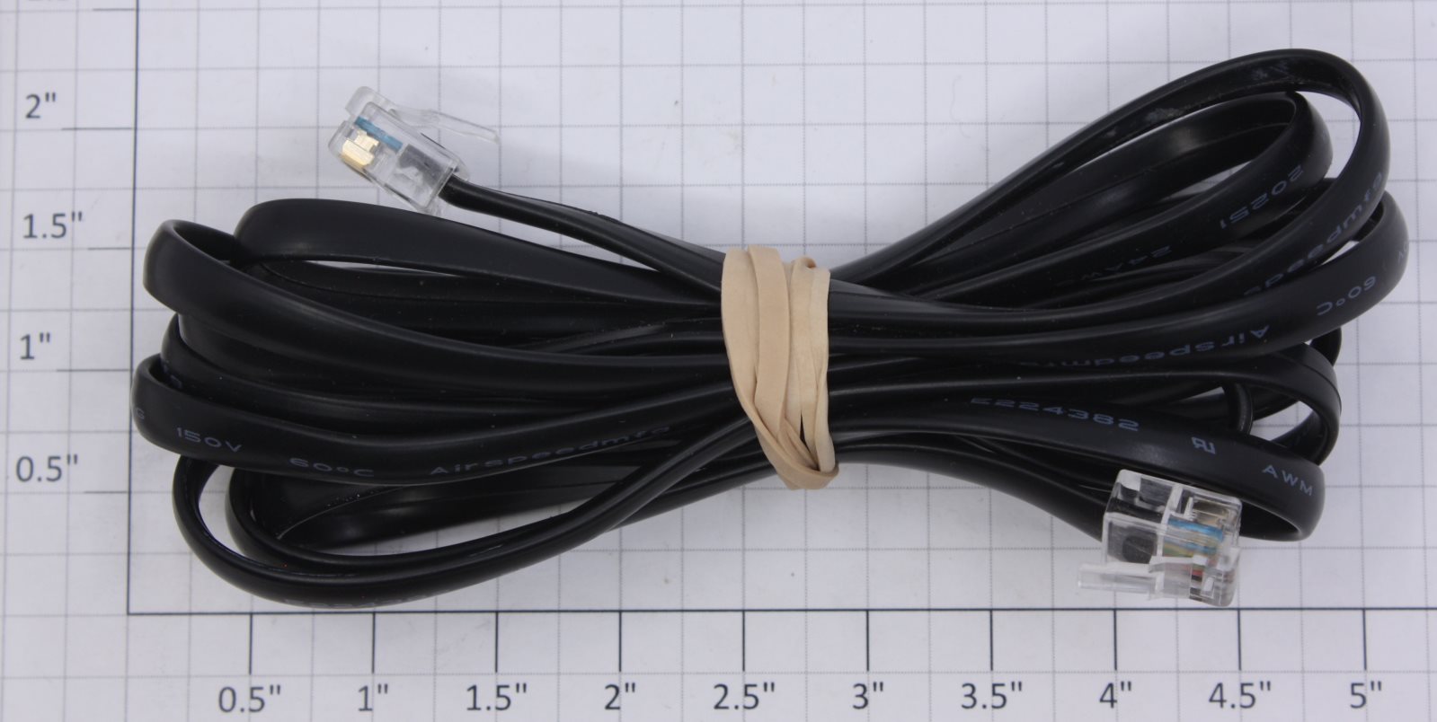 NCE Corporation 5240215 7' Cab Throttle Bus 6-Wire Flat Cable w/ RJ12 Connectors