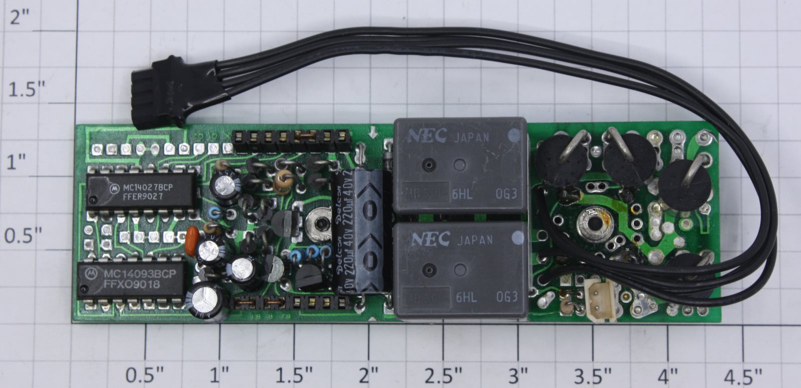 QSI DCRU-WS 12 Volt DC Can Motor Reverse Unit PCB Circuit Board