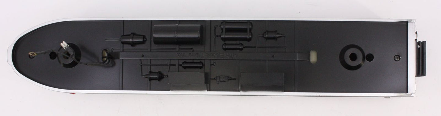 MTH 30-6070S-1 O Gauge Streamlined Pennsylvania Observation Car without Trucks