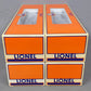 Lionel 6-39129 Santa Fe Hi-Level Aluminum Car Set LN/Box