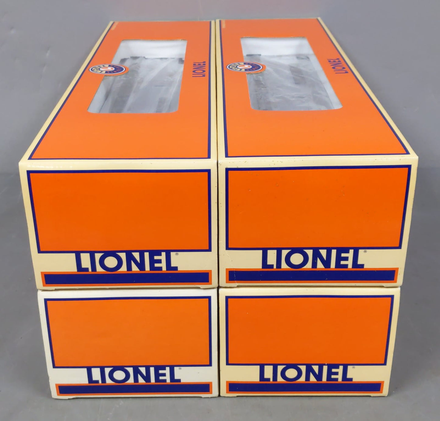 Lionel 6-39129 Santa Fe Hi-Level Aluminum Car Set LN/Box