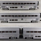 Lionel 6-39129 Santa Fe Hi-Level Aluminum Car Set LN/Box