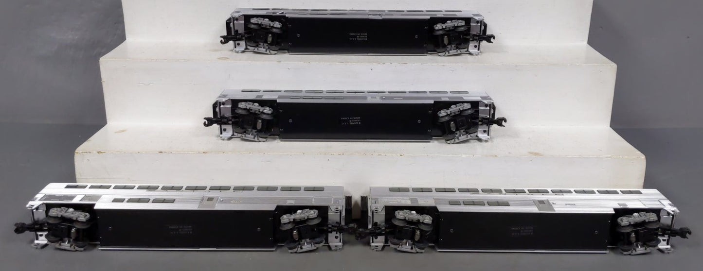 Lionel 6-39129 Santa Fe Hi-Level Aluminum Car Set LN/Box